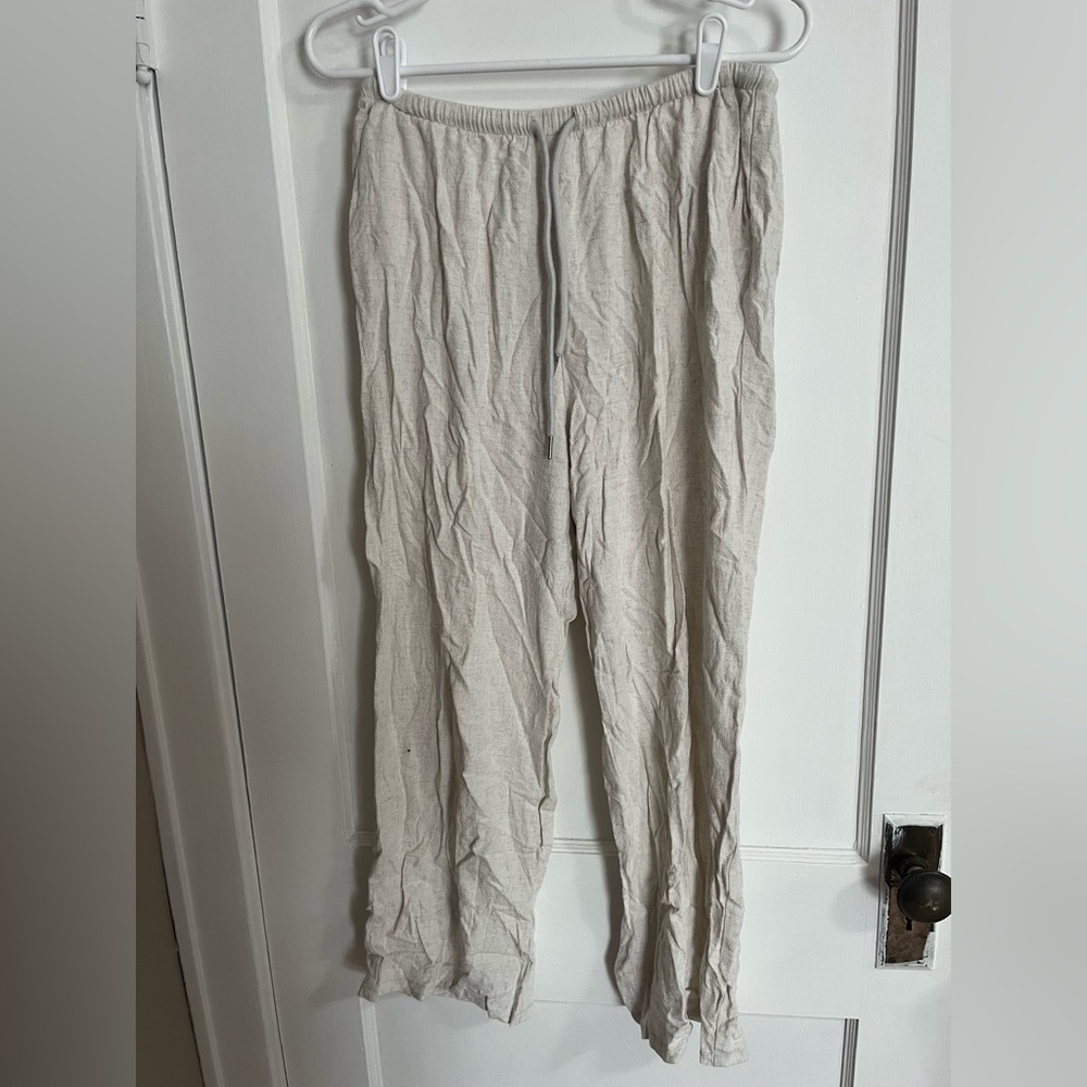 Casual Cream Pants